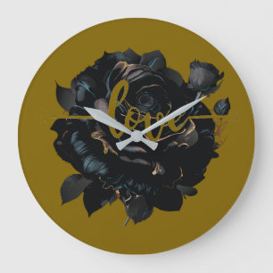 Love Rose horloge murale