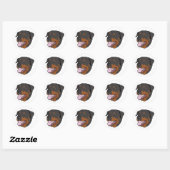 Love Rottweiler Sticker Chien Chien Chien Chien /  (Feuille)
