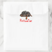 Love Rottweiler Sticker Chien Chien Chien Chien /  (Sac)