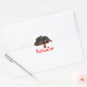 Love Rottweiler Sticker Chien Chien Chien Chien /  (Enveloppe)