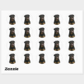 Love Rottweiler Sticker Chien Chien Chien Chien /  (Feuille)