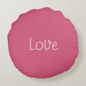 Love Round Pillow Rond Kussen (Achterkant)