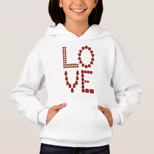 Love - Ruby Gemstone Lettering (Devant)