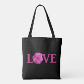 Love Sac fourre-tout rose (Dos)