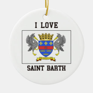 Love Saint Barth Keramisch Ornament