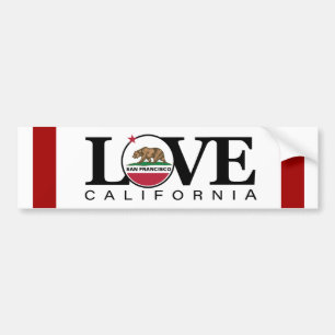LOVE San Francisco Bumpersticker