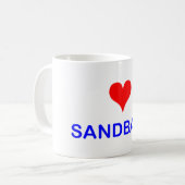 Love Sandbach Coffee Mok (Voorkant links)