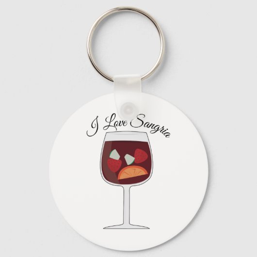 Love Sangria Sleutelhanger (Voorkant)