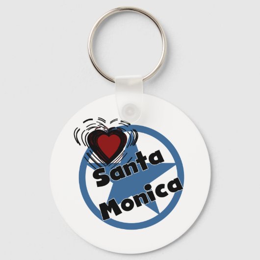 Love Santa Monica Sleutelhanger (Voorkant)