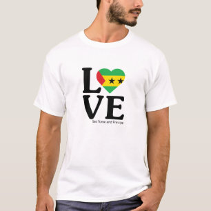 Love Sao Tomome and Principe T-shirt
