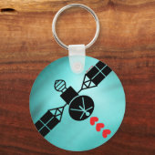 Love Satellite Sleutelhanger (Voorkant)
