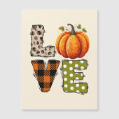 LOVE – Schattigee Pumpkin & Polka Dot Letters (Voorkant)