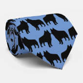 Love Schipperke Dogs Stropdas (Opgerold)