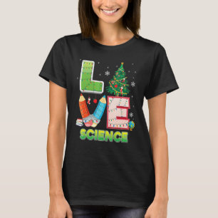 Love Science Christmas Tree Teacher Student Sweat