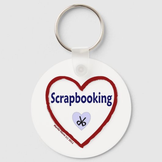 Love Scrapbooking Sleutelhanger (Voorkant)