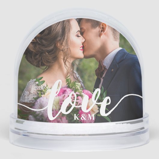 Love Script superposition photo et monogramme (Avant)