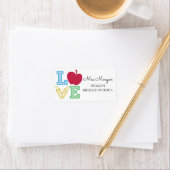 Love Script Terug naar School Teacher Label (Insitu)