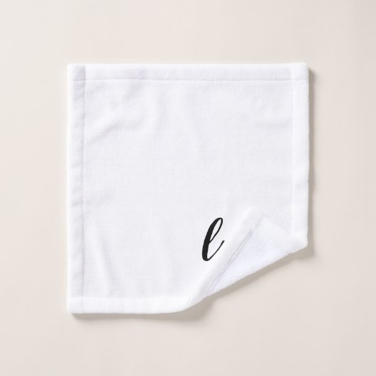 Love Script Valentine Mariage Serviette ensemble d (Gant de toilette)