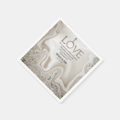 Love Scripting Verse Ephesians 4:2 Wedding Servet (Hoek)