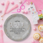 Love Scripture Papieren Bordje (Feest)