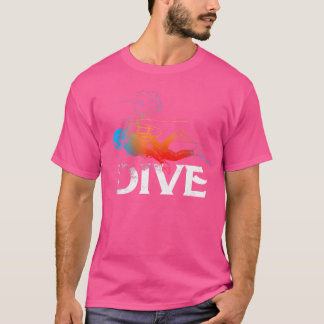 Love Scuba Diving Mask Dive Lovers Nieuw T-shirt