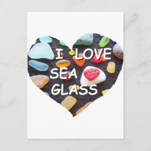 LOVE SEA GLASS BRIEFKAART