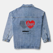 Love search process denim jacket (Achterkant)