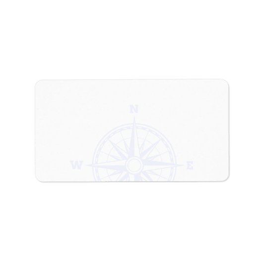 Love Sets Sail Nautical Thema | Leeg adres Etiket (Voorkant)