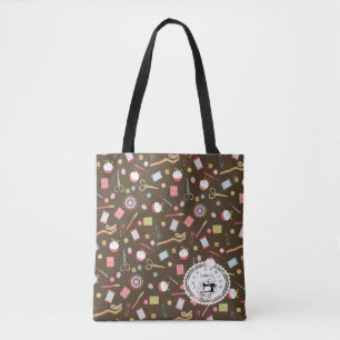 Love Sewing Accessoires Brown Draagtas