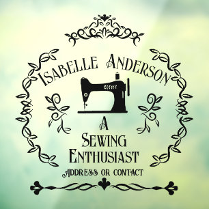 Love Sewing  Raamsticker