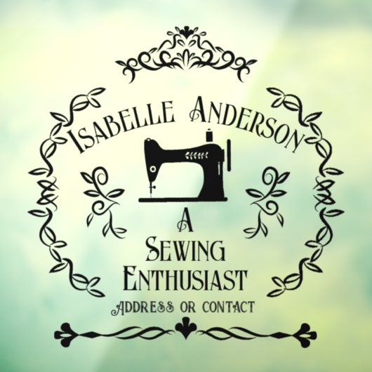 Love Sewing  Raamsticker (Vel 3)