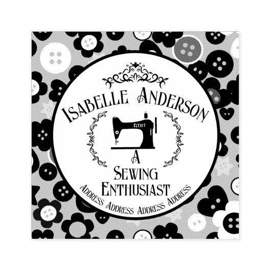 Love Sewing Rubberstempel (Afrduk)