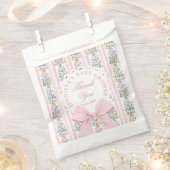 Love Shack Baby Coquette Pink Bow Bedankt Bedankzakje (Geknipt)