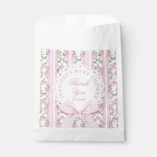Love Shack Baby Coquette Roze Strikje Dank je Bedankzakje