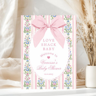 Love Shack Baby Coquette Strikers Baby Shower Welk Poster