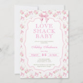 Love Shack Baby shower Invitation (Devant)