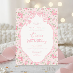 Love Shack Boogje Little Miss Onederful 1e Verjaar Kaart