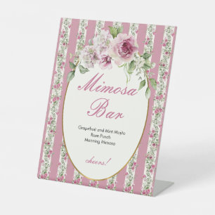 Love Shack Fiance Mimosa Bar Roze Vrijgezellenfees Reclamebord Met Voetstuk