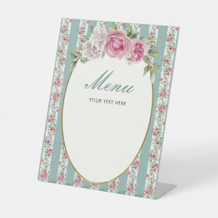 Love Shack Financiën Menu Vrijgezellenfeest Reclamebord Met Voetstuk