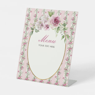 Love Shack Financiën Menu Vrijgezellenfeest Reclamebord Met Voetstuk