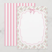 Love Shack Invitation Baby shower Vintage (Devant / Derrière)