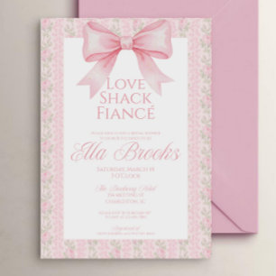Love Shack Verloofde Bruidsfeest Uitnodiging Sjabl