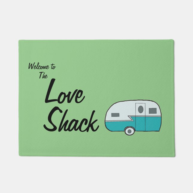 Love Shack Welkom Mat (Voorkant)