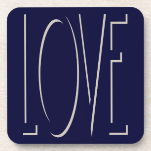 LOVE Shadow Bier Onderzetter