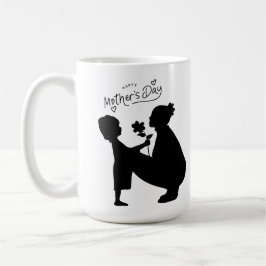 Love Shadows - Heartfelt Mother's Day Art Koffiemok