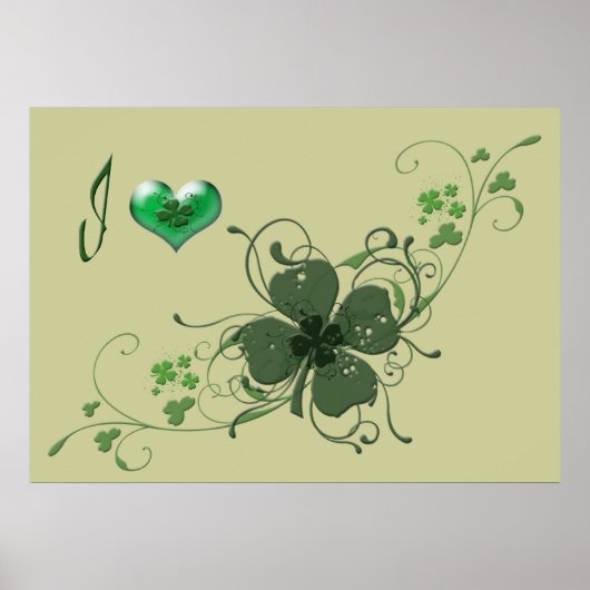 Love Shamrock Poster (Voorkant)