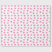 Love Shape Valentijn Gift Wrapper Cadeaupapier (Vlak)