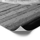 LOVE Shell Poster noir et blanc (Coin)