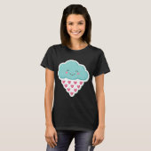 Love Shower : Happy Rain Cloud T-Shirt Design (Devant entier)