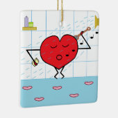 Love Shower Keramisch Ornament (Rechts)